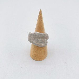 925 Silver Calla Lily Flower Band Ring 8.5